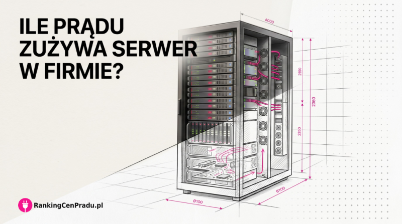 Ile prądu zużywa serwer w firmie?